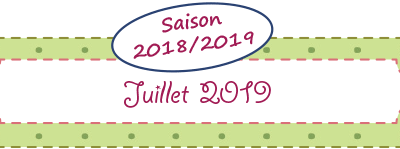 Atelier-école de broderie : Juillet 2019