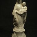 Vierge à l'Enfant Porcelaine de Paris XIXème