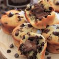 MUFFINS AUX PEPITES DE CHOCOLAT COEUR PATE A TARTINER