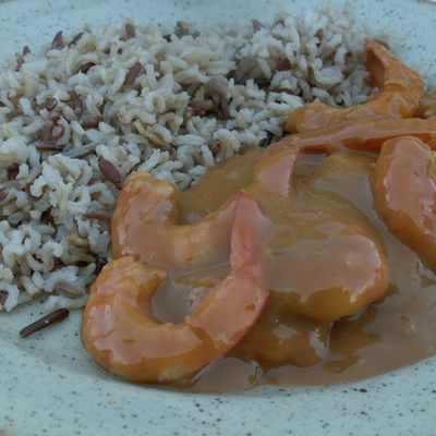 Crevettes à la bisque de homard