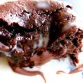 Le fondant au chocolat coeur de Noccialata total indécent mais trop bon!