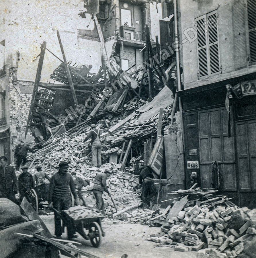 Le Havre 1944-1945 provisoire sinistré guerre baraquement.
