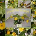ma composotion  de fleurs ....