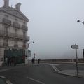 La loire disparait dans le brouillard