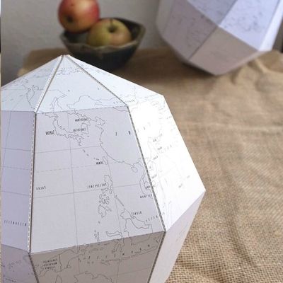 globe en papier