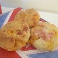 Scones cheddar et lardons