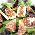 Halloumi frit en salade, de la concurrence pour la féta