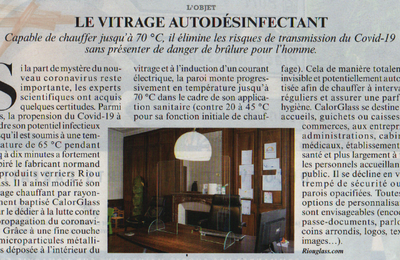 Crise sanitaire: les entreprises normandes innovent... Bel exemple avec RIOU GLASS