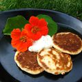 Blinis et capucines