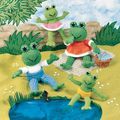 Traduction famille grenouille frog family - Jean Greenhowe