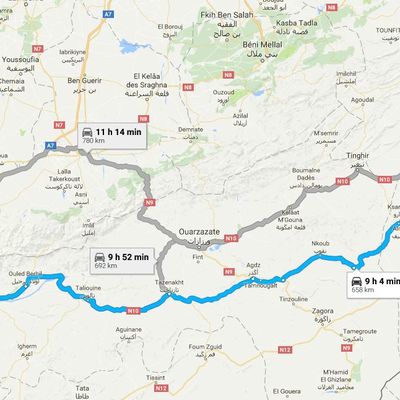 Jour J : étape de regroupement... Agadir - Erfoud