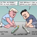 Donald Trump et Kim Jong-un jouent à la guéguerre