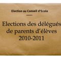 Elections des délégués de parents 2010-2011