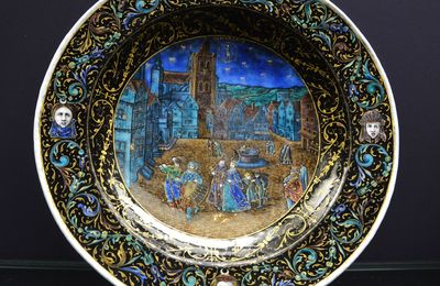 Six assiettes avec représentation des mois de Jean I ou Jean Limosin, Limoges, 1ère moitié du 17°siècle au Kunsgewerbemuseum