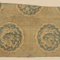 Textile with dragons and phoenixes, Yuan dynasty (1271–1368), late 13th–14th century