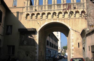 Trastevere - Lungara et Janicule (9/20). La porte Settimiana et la via Garibaldi.