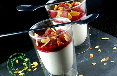 Panna cotta aux framboises