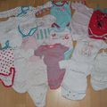 Lot de 15 Bodys - 3 Mois - VENDU