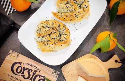 ...Spanakopita roulée aux parfums de Corse... (Cathytutu, Fromagerie Corsica)