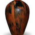 A Henan russet-splashed black-glazed vase, Northern Song dynasty (960-1127)