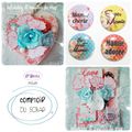 Faire du scrap...avec des badges O'Perla