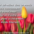 Rester soi-même - monde - achèvement - Ralph Waldo Emerson (Citation)