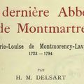 LES CARMÉLITES DE MONTMARTRE EN 1794 ♣ MARIE-LOUISE DE LAVAL-MONTMORENCY