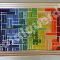 Plateau Mosaique "Rainbow"