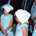Nos 3 enfants lors de leur baptême en l'église de Fourques......