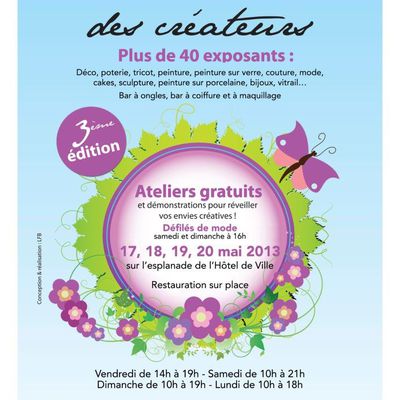 Salon des créateurs à Puteaux (92) du 17 au 20 mai 2013