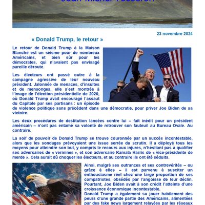 Donald Trump, le retour