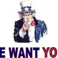 We want you !!!