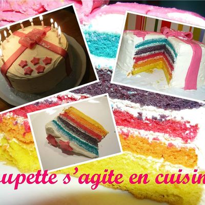 Gâteau magic colors...