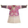 Chinese Purple Ground Silk Robe, Late 19th century