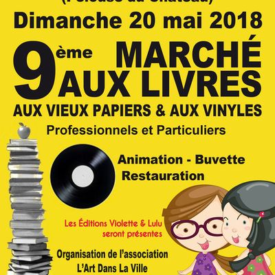 MARCHÉ AUX LIVRES DE NEMOURS (77) // Dimanche 20 mai