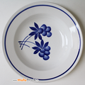 Vaisselle Ancienne ... ASSIETTES Bleues * Gien 