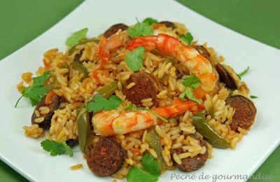 Riz sauté aux crevettes