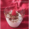 Mousse légère au lait de coco