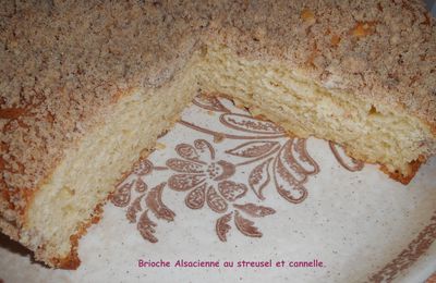 Brioche Alsacienne au streusel et cannelle