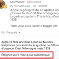 Eteignez votre mise à jour automatique ! - Message de Lin Wood pour les utilisateurs téléphones Apple