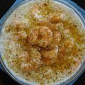 Crevettes au lait de coco et au curry