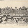 7683 - E - Arrivée de S.M. la Reine Victoria au Château d'Eu.