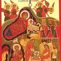 LA NATIVITE -D'après une icône Copte du VII°- 