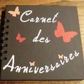 Carnet d'anniversaires