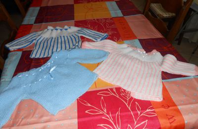 la layette que j ai tricote