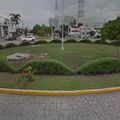 Rond-point à Cancun (Mexique)