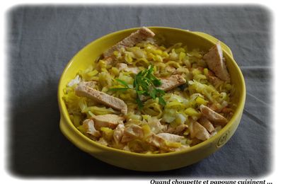 SALADE TIEDE A LA DINDE ET A L'ORANGE