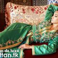 Caftan marocain vert d'eau 2014