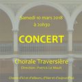 La chorale Traversière en concert à Paris 11e