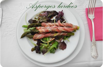 Asperges lardées 